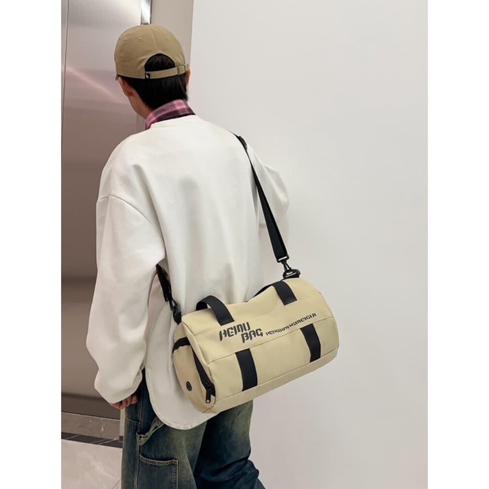 Saco de viagem pequeno leve senhoras esportes Fitness bolsa ombro redondo tamanho grande treinamento basquete novo estil