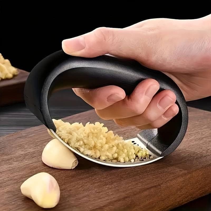 Espremedor de Alho Manual em Aço Inox 304  Amassador Ergonômico, Fácil de Limpar
