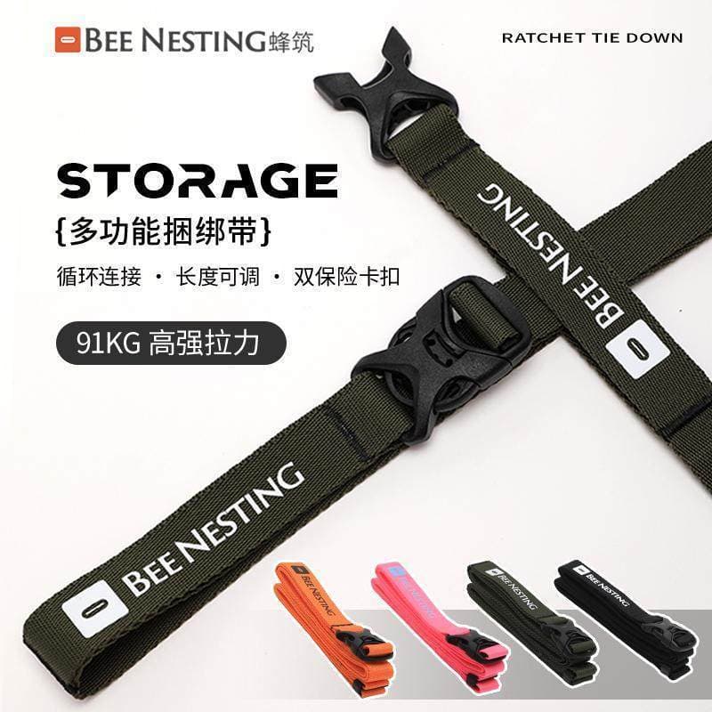 [Envio No Mesmo Dia] BEENESTING Alça De Ligação Multifuncional Para Exterior Fivela Multi-End Embalagem De Fixação De Ba