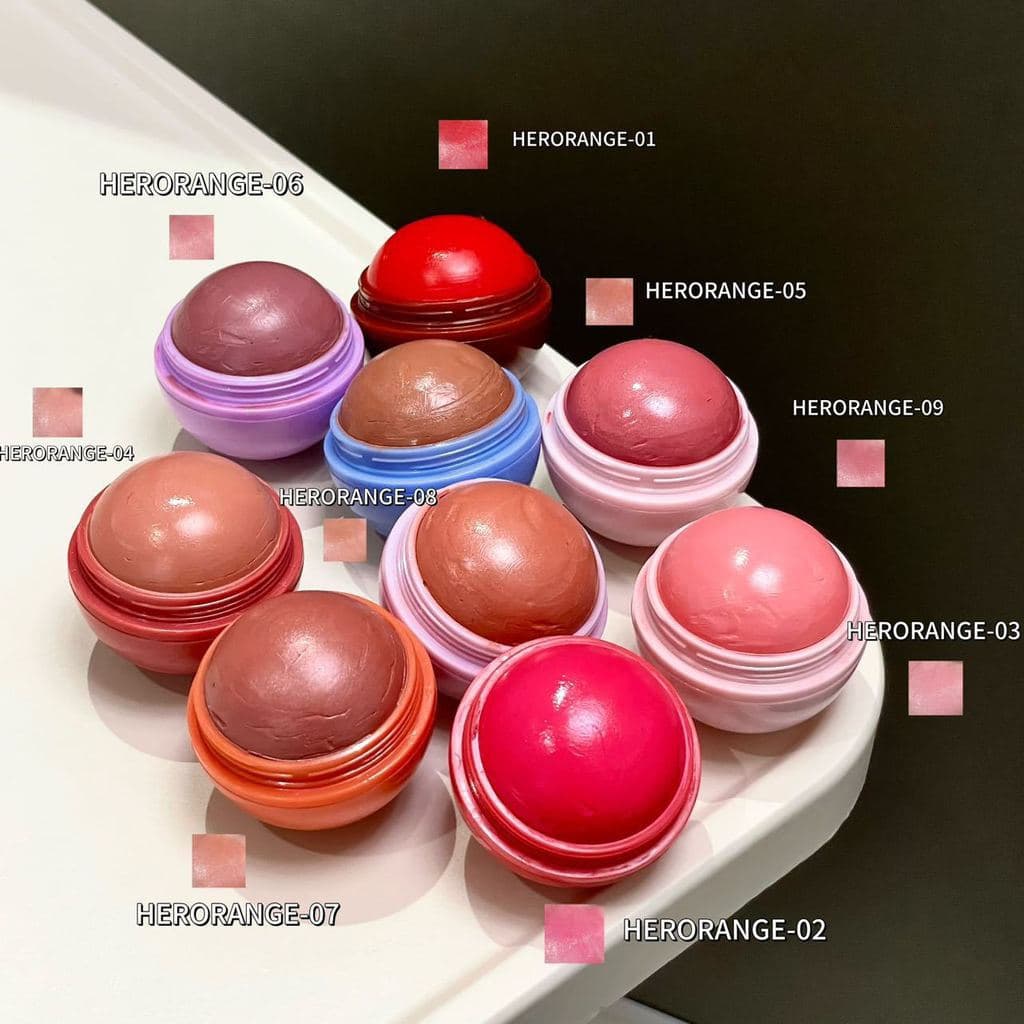 HERORANGE Bolas De Gás Pêssego Nuvem Veludo blush Creme Cor natural Tridimensional ruddy Coreano Macio rouge