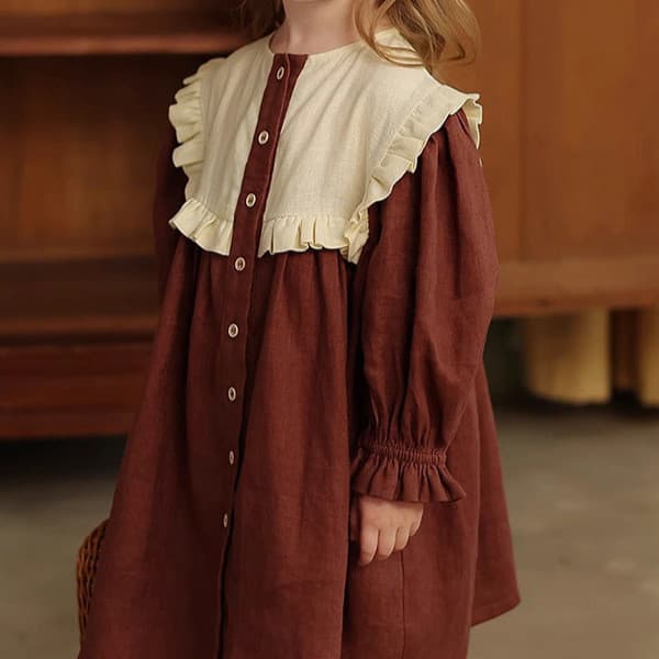 Primavera outono menina bebê saia bebê criança vestido de princesa 1-2-3-4-5-6 anos de idade menina vestido de manga com