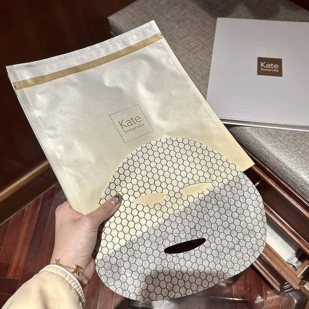 G Ótimo Desconto Original 2k+!Feminino estrela mesmo estilo máscara fantasma feminina folha única colágeno iluminando má