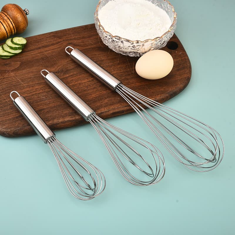 Batedor Manual de Silicone para Cozinha, Mini Batedor de Ovos e Creme de 6 Polegadas, para Uso Doméstico TWOV