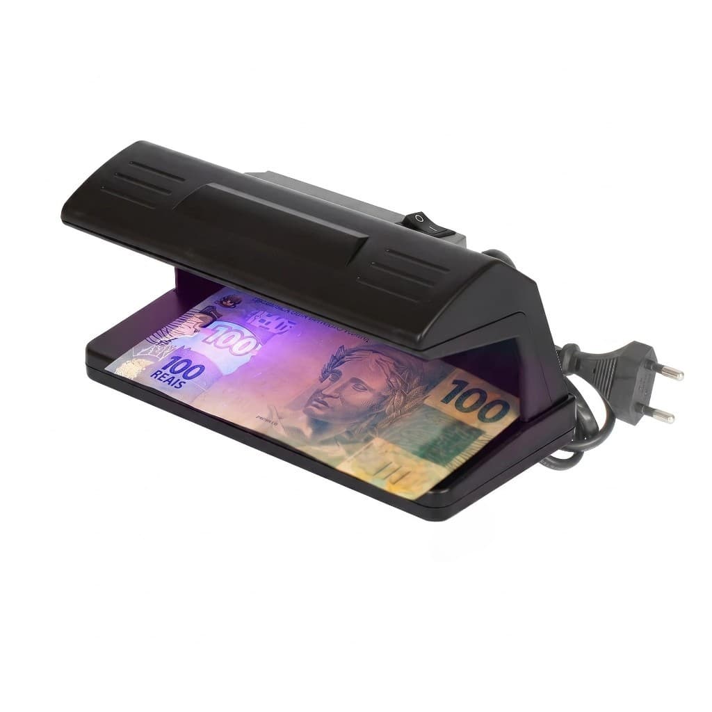 Detector UV de Notas para Conferência de Cédulas