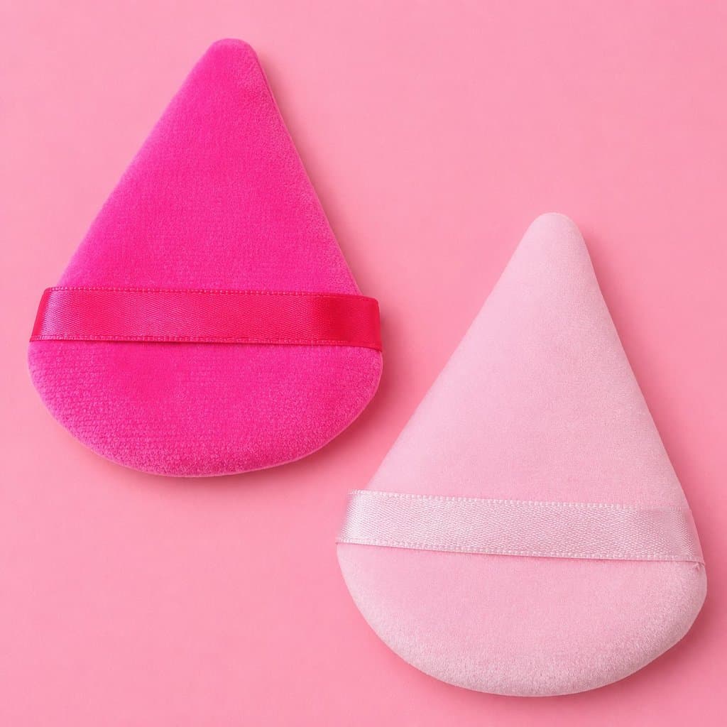 Kit com 2 Esponjas Triângulo para Pó – Precisão e Acabamento Perfeito