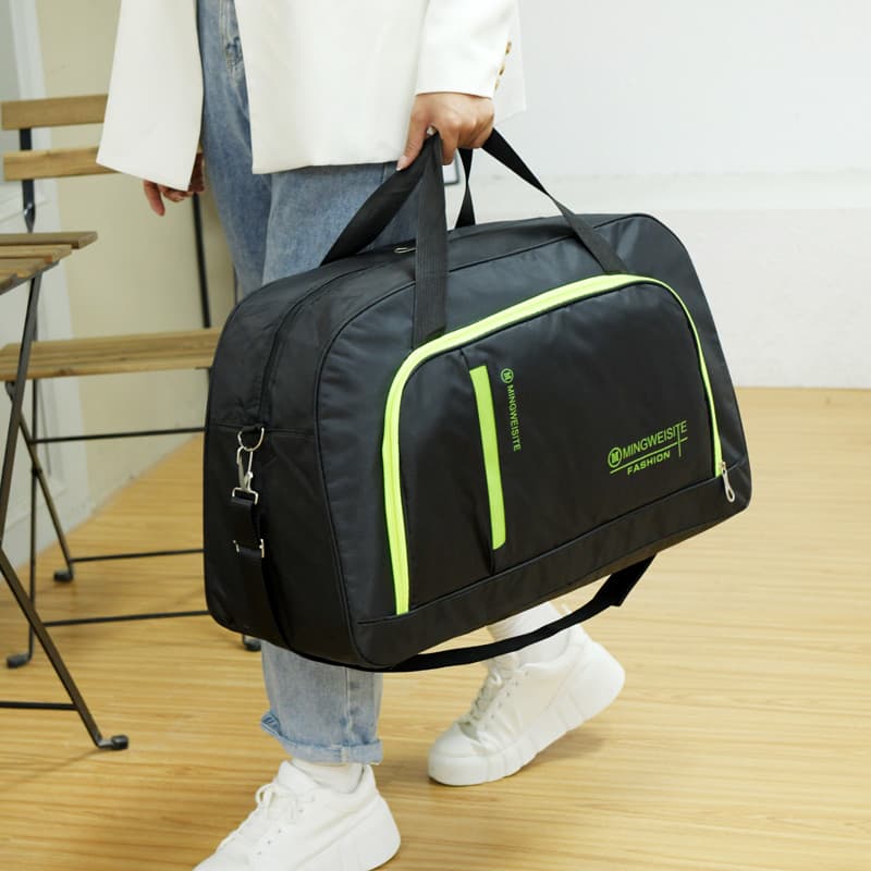 Roupas dobráveis de grande capacidade portátil saco de viagem das mulheres dos homens versão coreana saco de armazenamen
