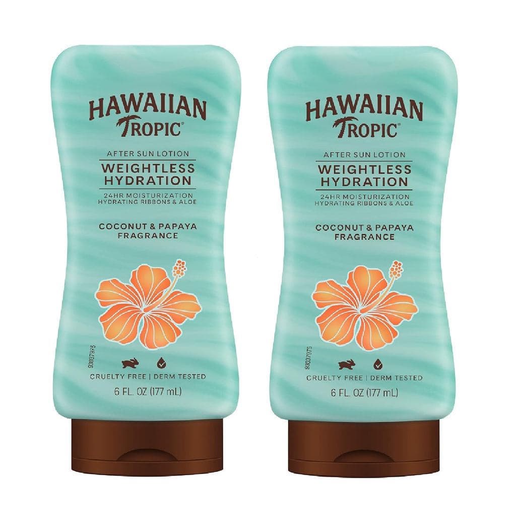 Loção Havaiana Tropical Hidratante de Aloe Vera para Após o Sol, Pacote Duplo de 6 oz, Loção Havaiana Tropical, Loção Hi