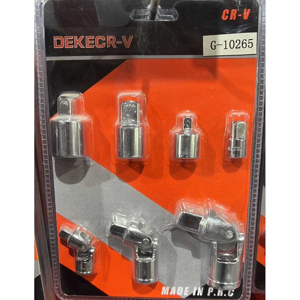Jogo Adaptador e Junta Universal 7 Peças Kit Profissional