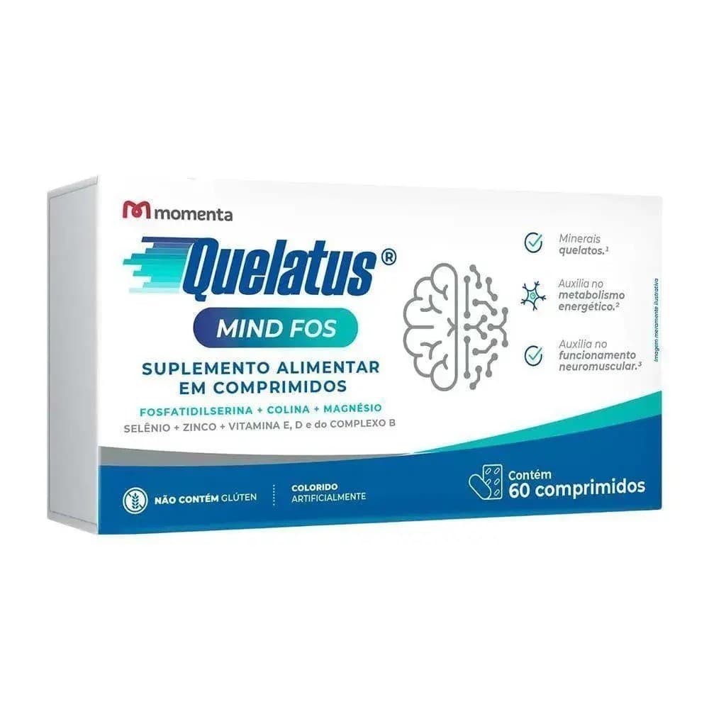 Quelatus Mind Fos Suplemento Alimentar 60 Comprimidos