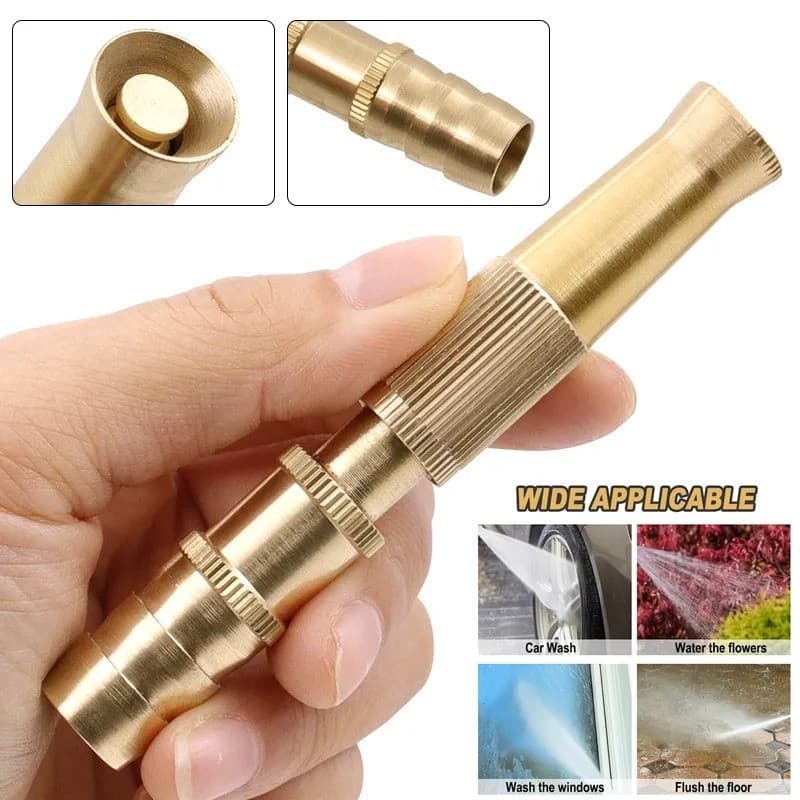 Pulverizador multifuncional com bico de pulverização direta e conector rápido, adequado para mangueiras de jardim e ferr