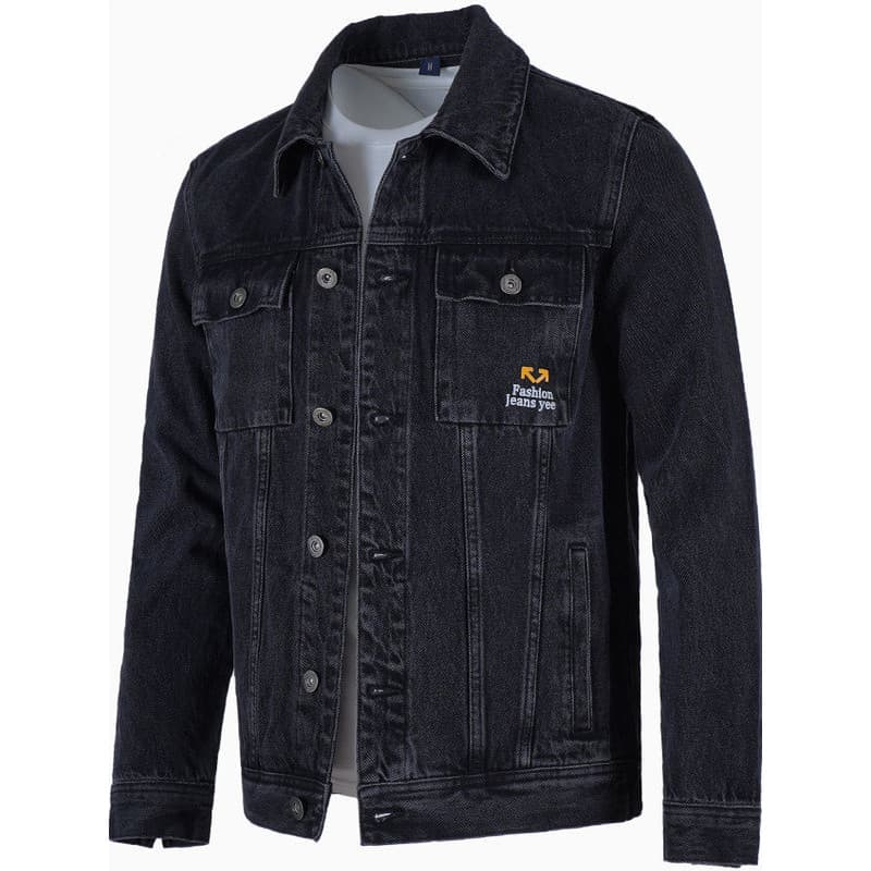 Jaqueta jeans masculina versão coreana 2026 primavera outono novo estilo solto Casual All-Match Workwear jaqueta jeans m