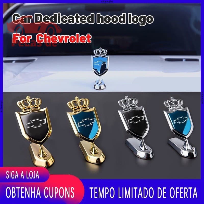 [Promoção] Emblema De Metal 3D Modificado De Alta Qualidade Para Chevrolet , Adesivo Decorativo De Capô WKU0 VN3E
