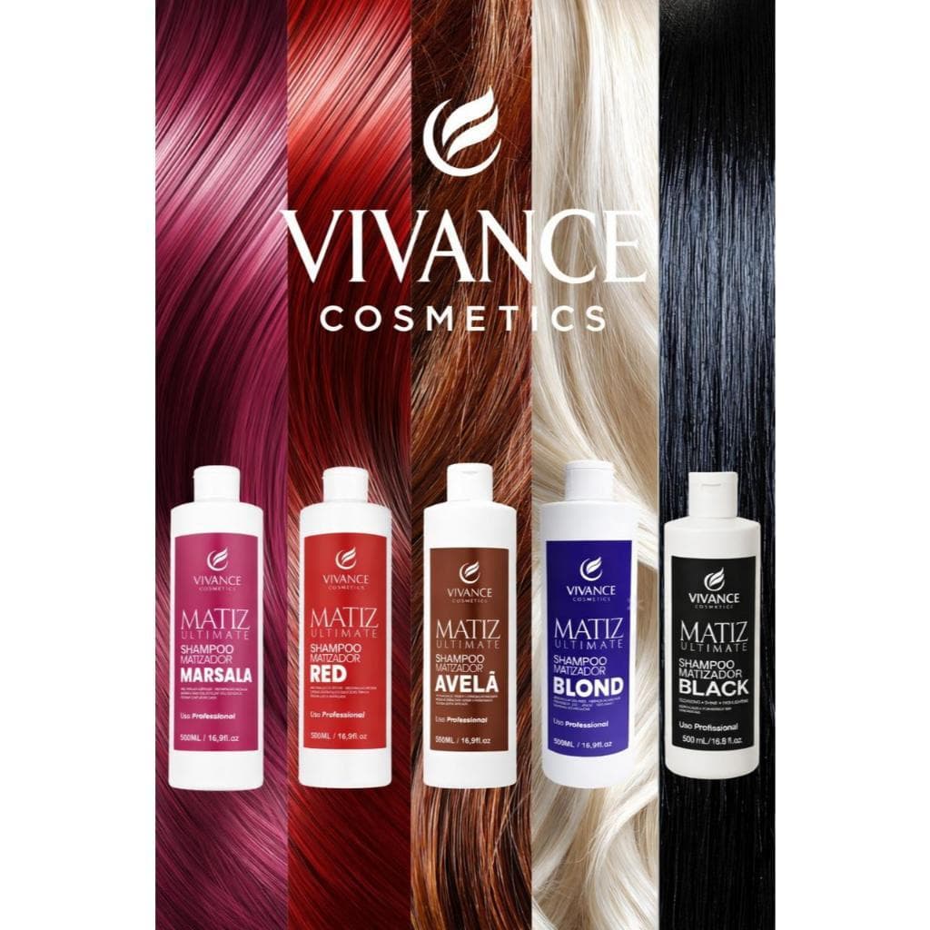 Shampoo Matizador Tonalizante Cabelos Coloridos Vivance Cosmetics UltiMate 300ml