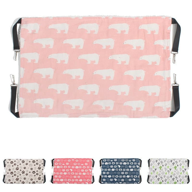 Cama de Rede Suspensa Dupla de Algodão para Gatos, Camas Suspensas para Animais de Estimação, Cama Suspensa para Porquin