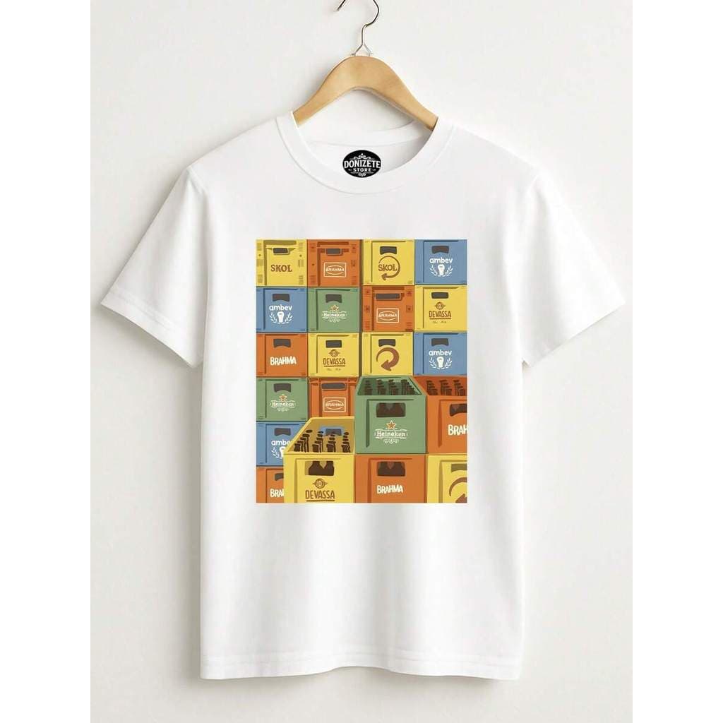 Camiseta Unissex Bar Cerveja Bar Boteco 100% Algodão Masculino Feminino Confortável