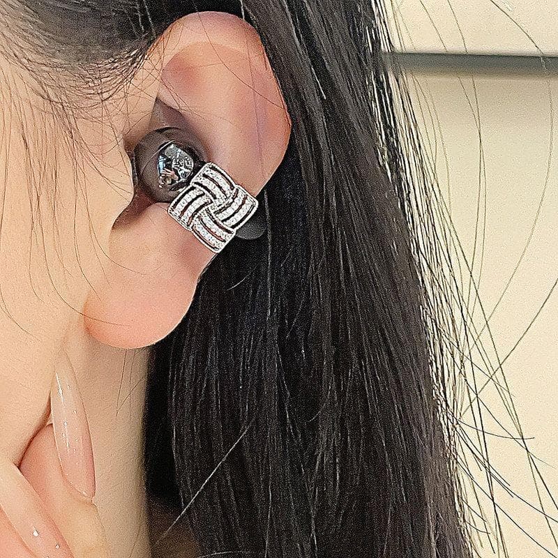Nova tecelagem de nuvem simples adequada para Freeclip1/2 geração fone de ouvido fivela diamante Bluetooth clipe de orel