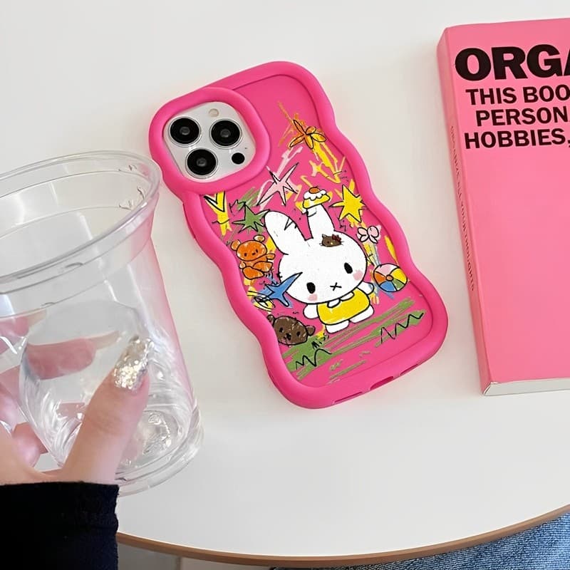 Capinha Samsung S26 Ultra Feminina Silicone Ondulada Anti Impacto Colorida S25 S24 A56 A55 A37 iPhone 17 Pro Max #121