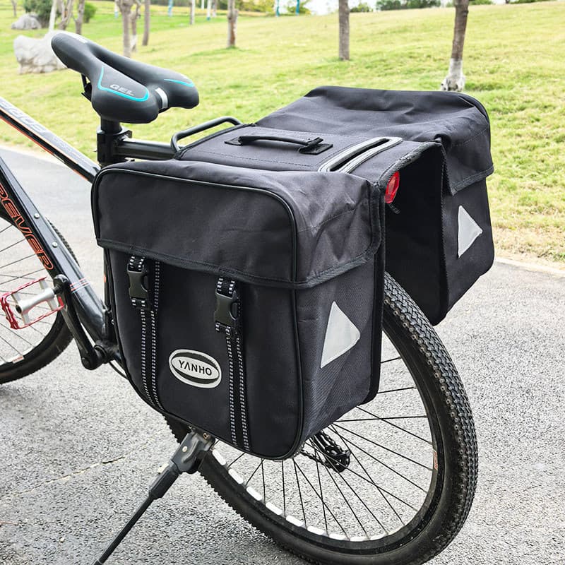 Chuanzang viagem Mountain Road bicicleta prateleira traseira saco placa dura camelo três-em-um equipamento de ciclismo a