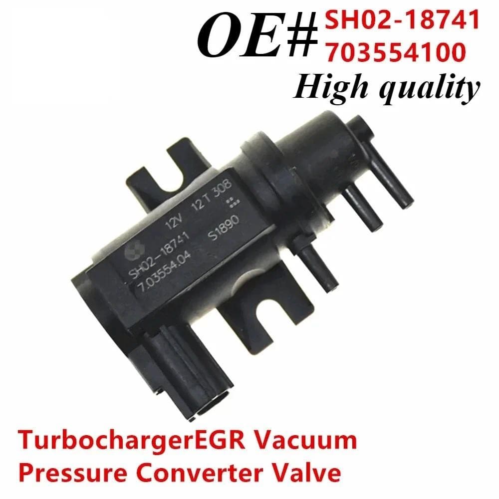 Válvula Conversora De Pressão De Vácuo EGR Do Turbocompressor Motor OE SH02-18741 703554100 70355404 Sh SH0218741 Como80