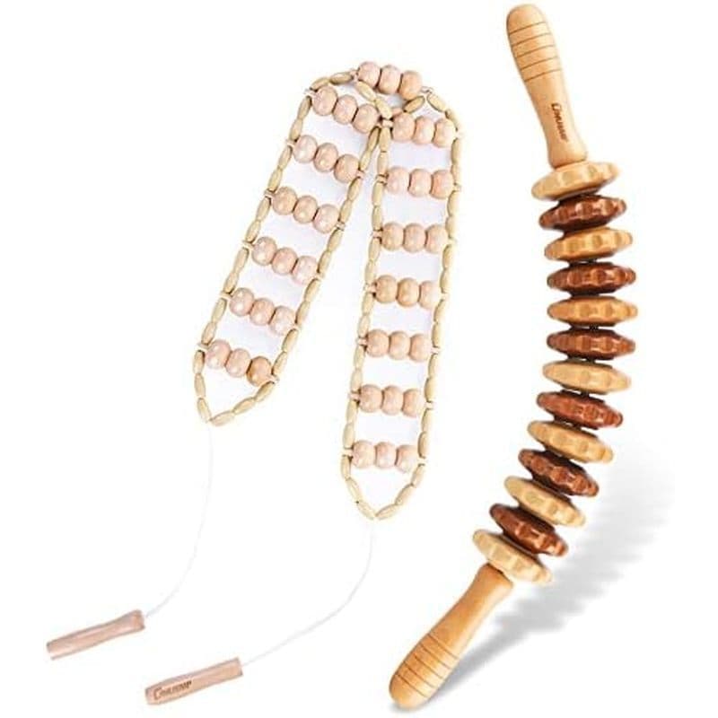 Celulite , Rolo De Madeira Anti & amp ; Drenagem ONUEMP Colombiana , Massageador De Curvatura Linfática Da Cintura , Fer