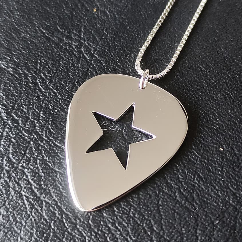 Colar com Palheta de Guitarra KINGGEO Star, inspirado em Conan Gray 95GZ