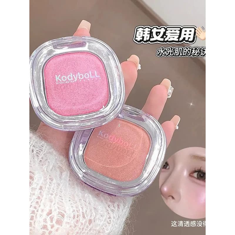 Blush de destaque louco leve!Água luminosa pele iluminando rosa luz diária maquiagem damasco cor 2026 novo estilo femini