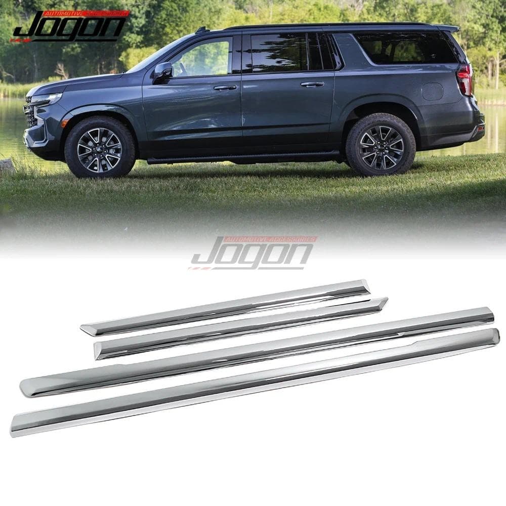 Porta Lateral Do Carro Corpo Tira Proteção Fender Guarnição Para Cadillac Escalade GMC YUKON Chevy Chevrolet Suburban Ta