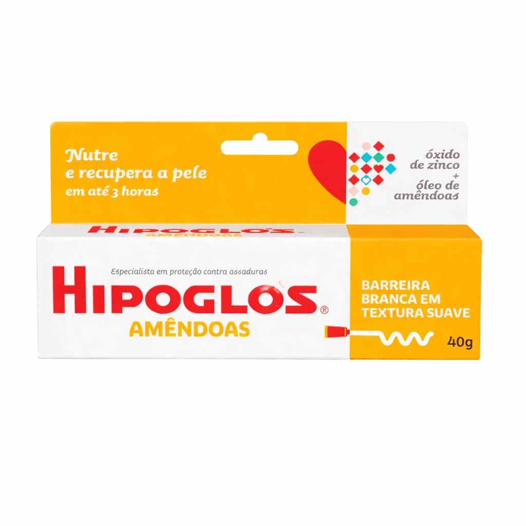 Pomada Hipoglós Amêndoas  Bebê 40g Creme Preventivo Contra Assaduras - Envio Imediato / Produto Original