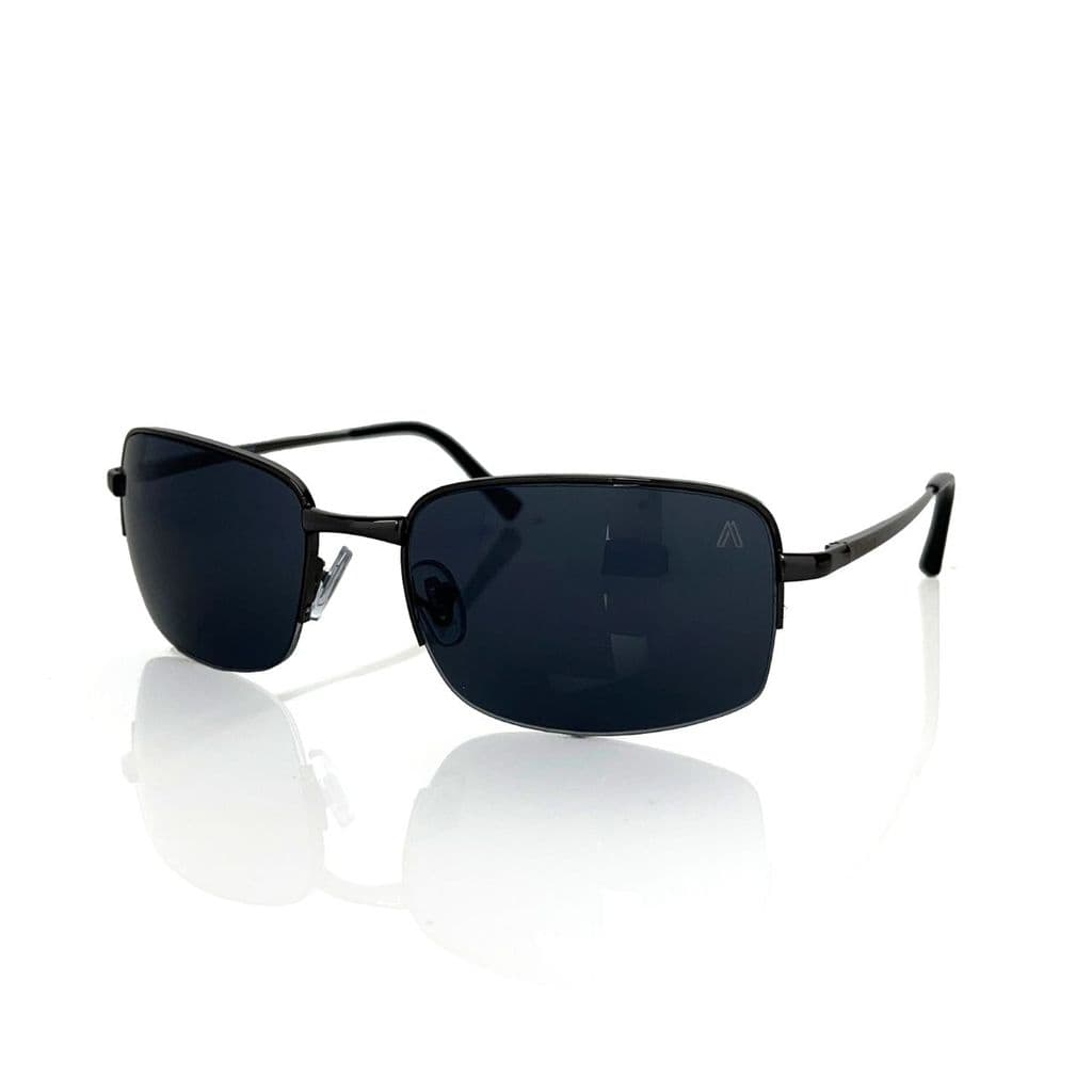 OCULOS DE SOL MASCULINO - AMORATTI - B5297 CHUMBO/L. CINZA