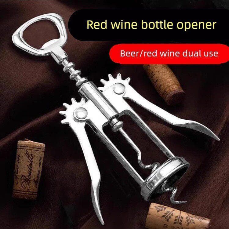 Saca-rolhas de vinho tinto, saca-rolhas doméstico de alta qualidade, chave de fenda multifuncional, vinho, cerveja, cort