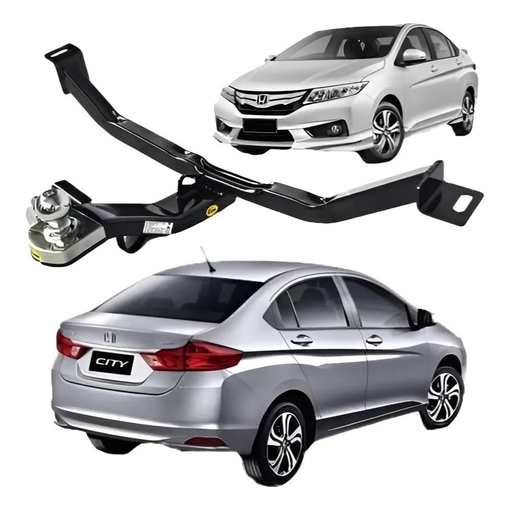 Engate Fixo Honda City Sedan 2015 até 2024 700kg Homologado