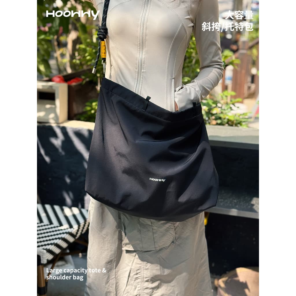 [Hoowwy Primavera Verão Oferta Especial] Bolsa Crossbody de Grande Capacidade Bolsa Crossbody de Lona Feminina Nylon Bol