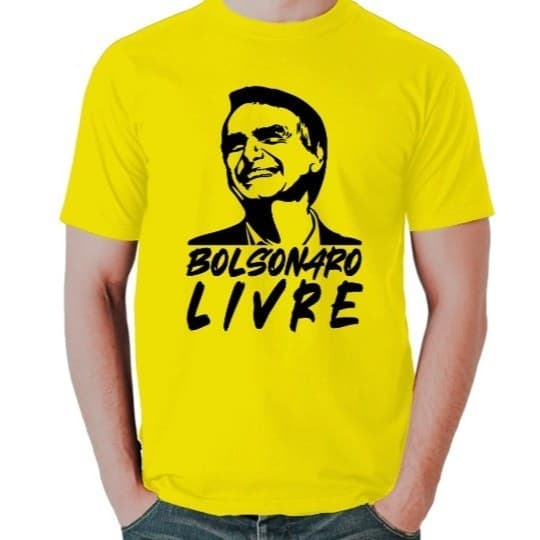 Camiseta Bolsonaro Livre Unissex - Em defesa da liberdade do Brasil