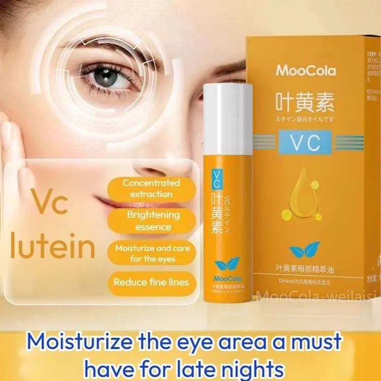 Óleo Essencial para os Olhos, Luteína, Vitamina C, Dinkiss, Remove Bolsas nos Olhos, Fórmula à Base de Plantas, Reduz Li