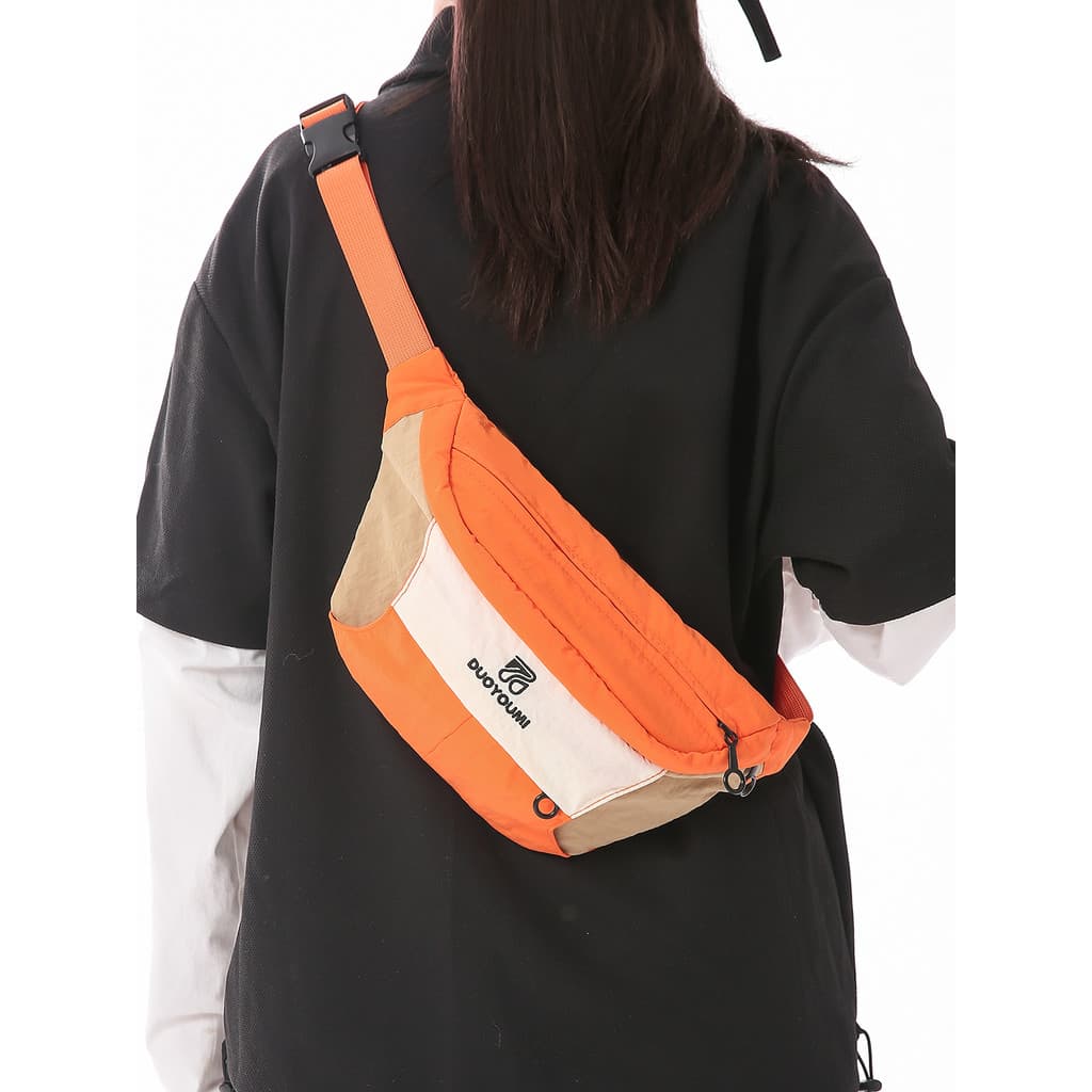 Esportes ao ar livre mensageiro saco de peito Unisex Ultra-leve à prova dwaterproof água All-Match cintura saco lazer ci