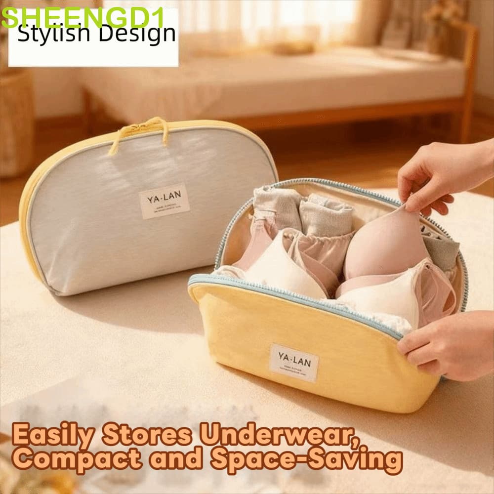 SHEENGD1 Bolsa Organizadora De Roupas Íntimas , Multifuncional De Armazenamento De Sutiã Com Design Especial , Grande Ca