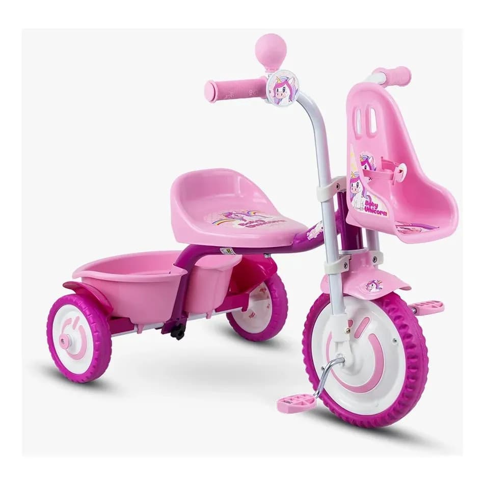 Triciclo Infantil Nathor Motoca You 3 Girl 3 Unicórnio