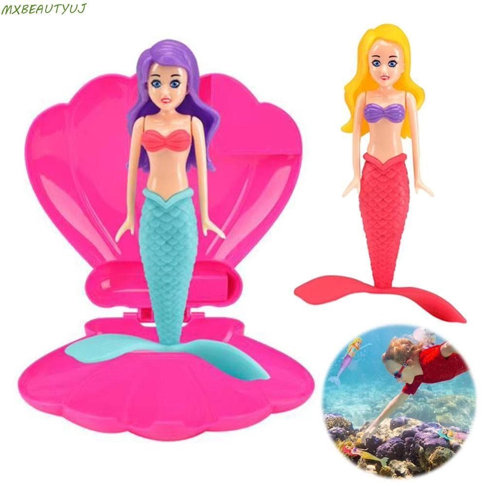Brinquedos De Mergulho De Sereia MXBEAUTYUJ , Rotação Engraçada Descobrindo Tesouro Flutuante Concha , Design Ascendente
