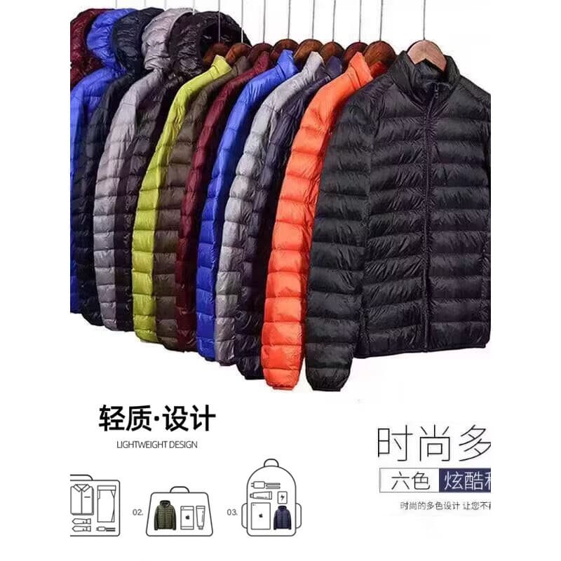 2023 inverno Plus Size jaqueta acolchoada masculina curta leve acolchoada jaqueta de trabalho inverno pequena jaqueta ac