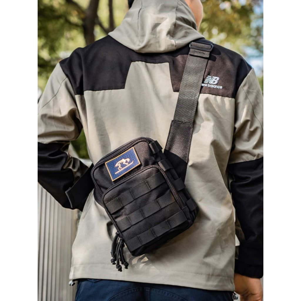 Equipamento de tecnologia TAE bolsa de ombro tigre acampamento sagitário cidade Commuter saco preto MOLLE Webbing sistem