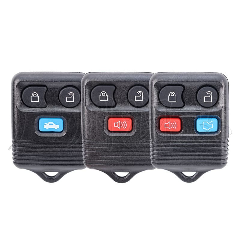 Adequado para Ford Fox Mustang chave do carro escudo nota botão padrão 2/3 botão Split controle remoto substituição