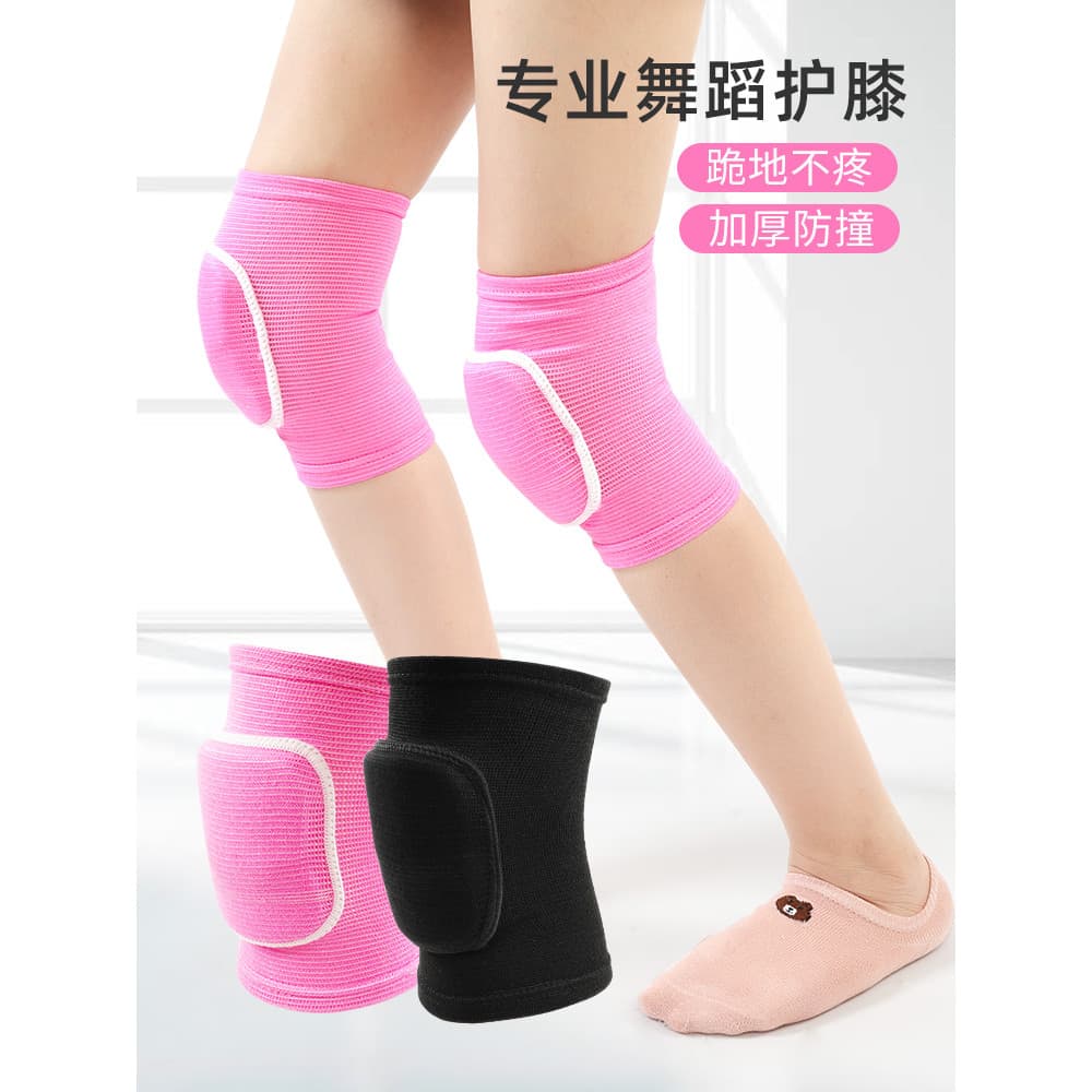 Joelheiras esportivas para homens e mulheres, joelheiras, cotoveleiras, resistentes a choque, dança infantil, pintura, d
