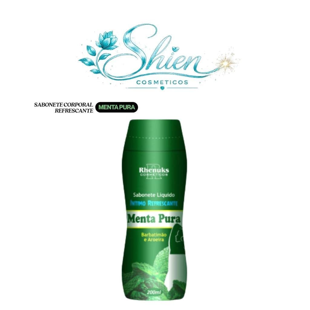 Sabonete Líquido Íntimo Refrescante Menta 200Ml Rhenuks (Afilhado)