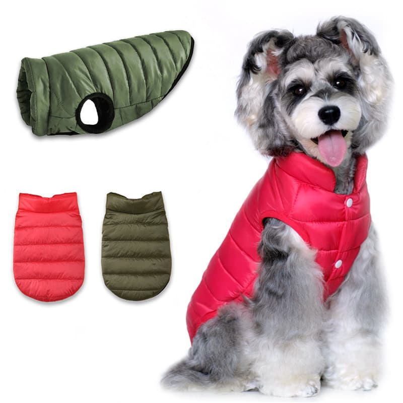 Roupa De Cachorro Colete Para Cães Pequenos Jaqueta De Inverno Casaco E Gatos Roupas De Estimação