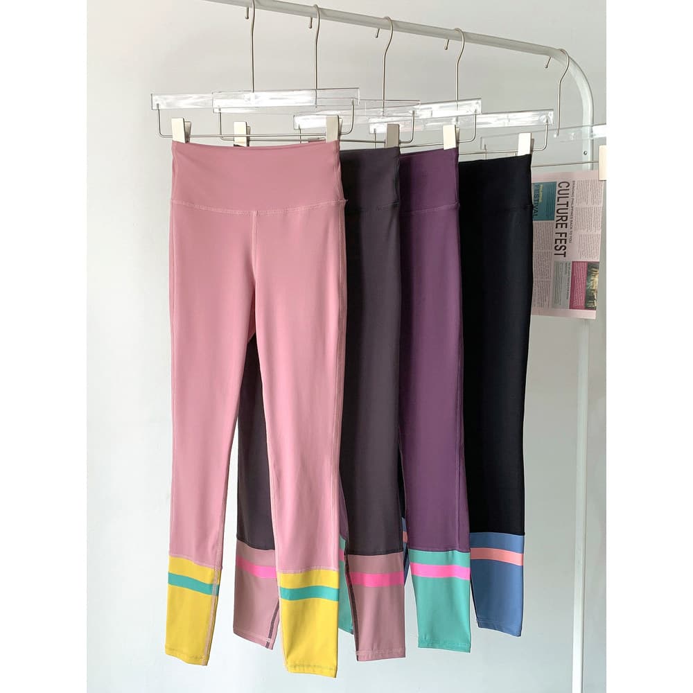 Senhoras calças esportivas outono inverno estilo mais magro olhar nu Pilates calças de Fitness cintura alta pêssego Hip