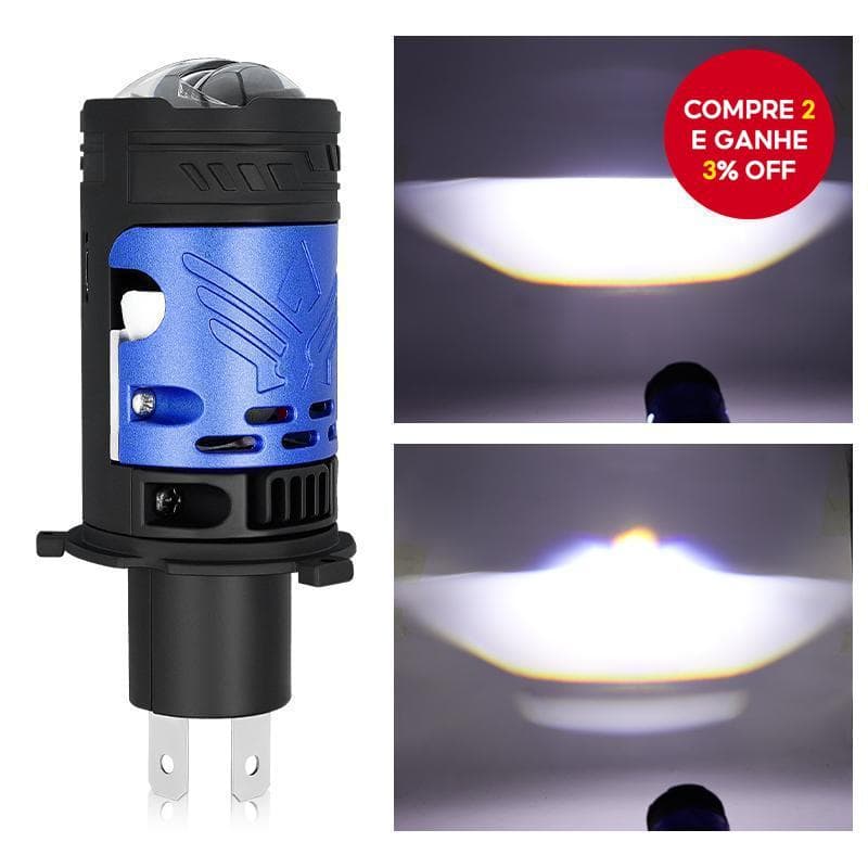 Forte Luz H4/9003/HB2 Farol LED Lente Projetora de Alta Potência Canbus 160W 35000LM Para motocicleta Auto Farol