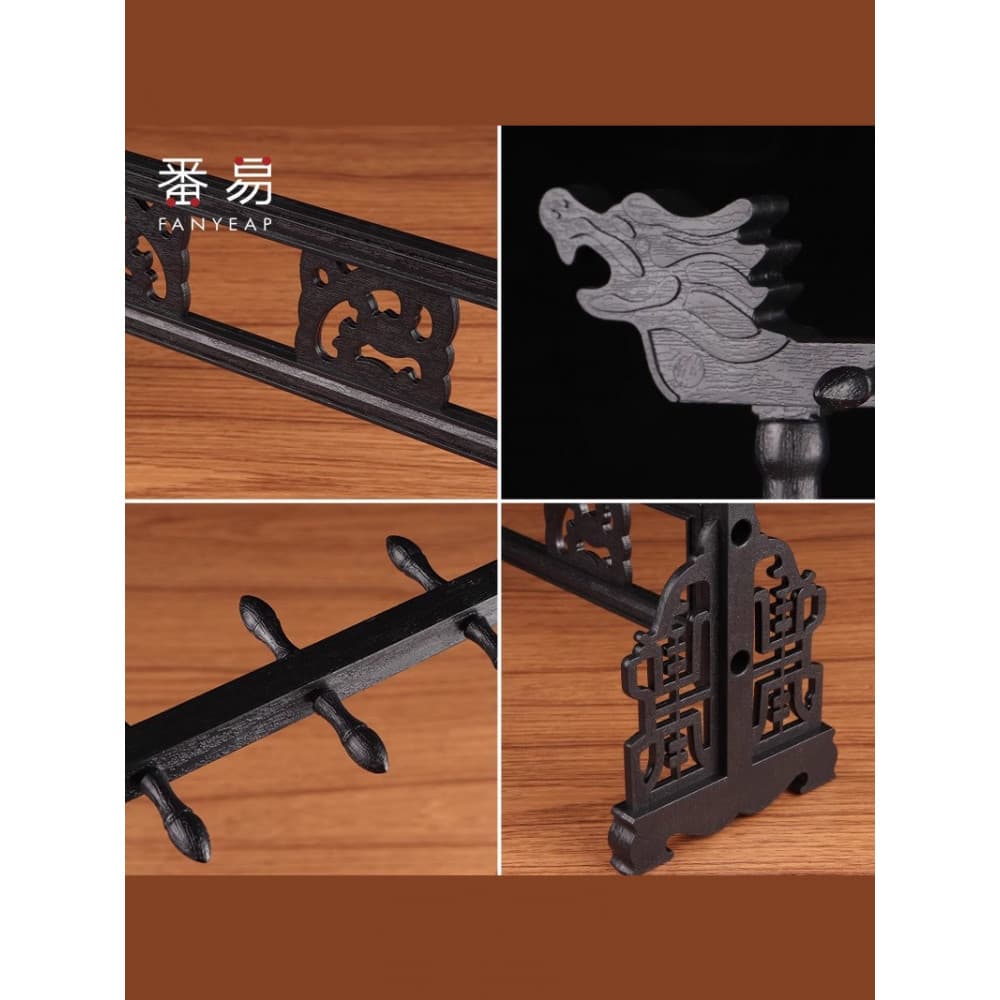 Suporte de escova A1pq801-Pen cabide moderno grande Rack de armazenamento de caligrafia Retro esculpido caneta titular s