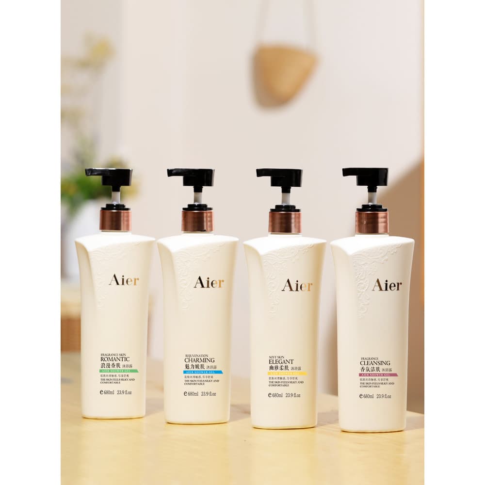 Aushlin clássico elegante charme tentação fragrância Gel de banho combinação de fragrância de longa duração conjunto fam