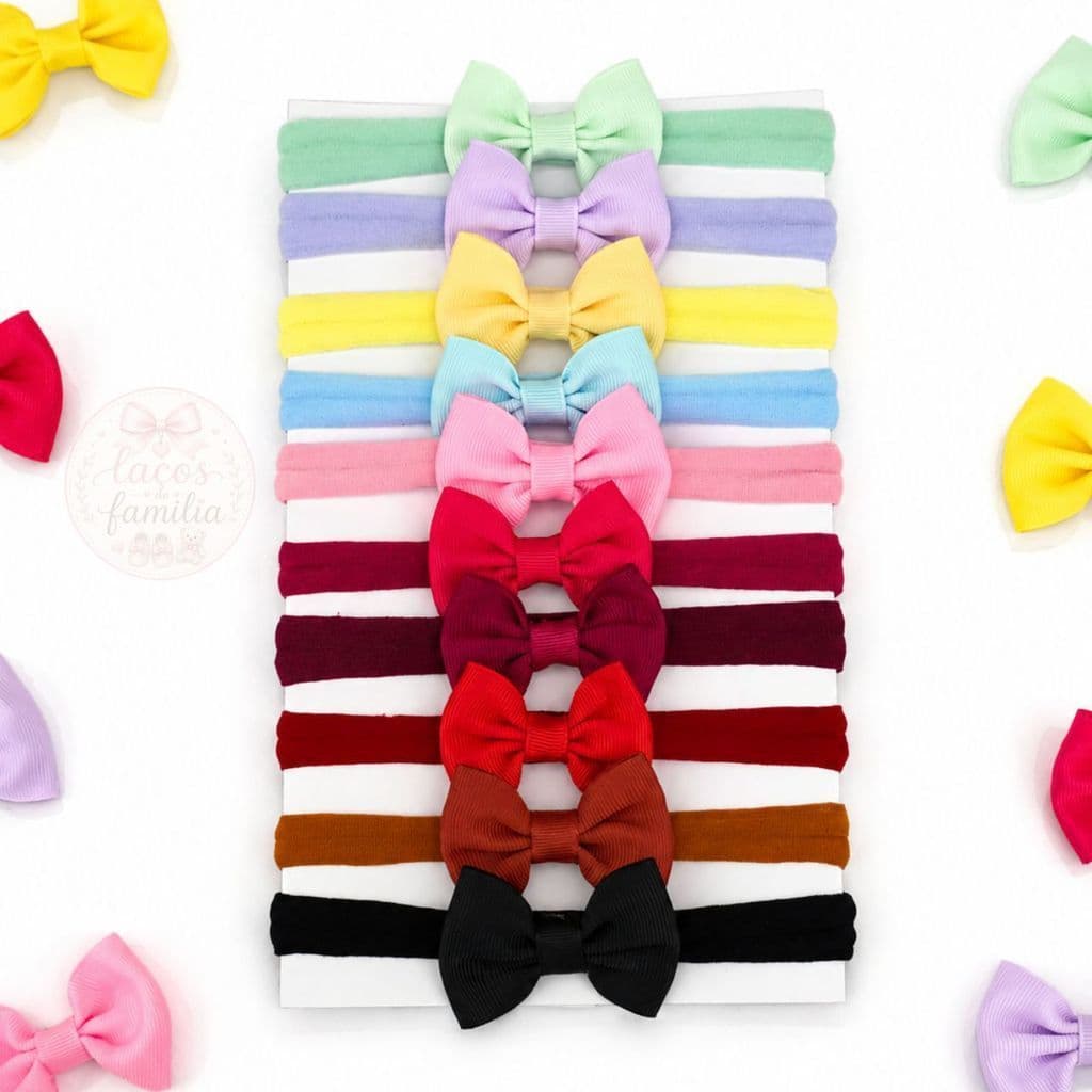 Kit 10 Lacinho Para Bebê Menina Laços