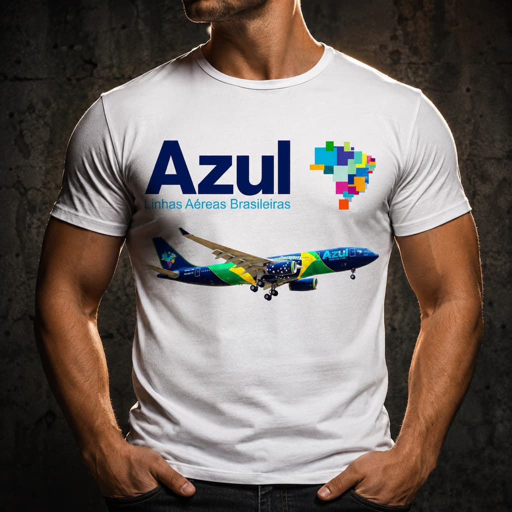 Camisa Camiseta Masculina Avião Jato 41